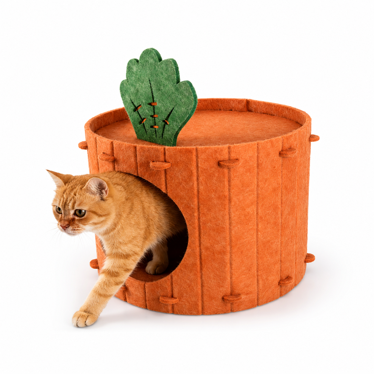 Carrot Cat Cave Bed