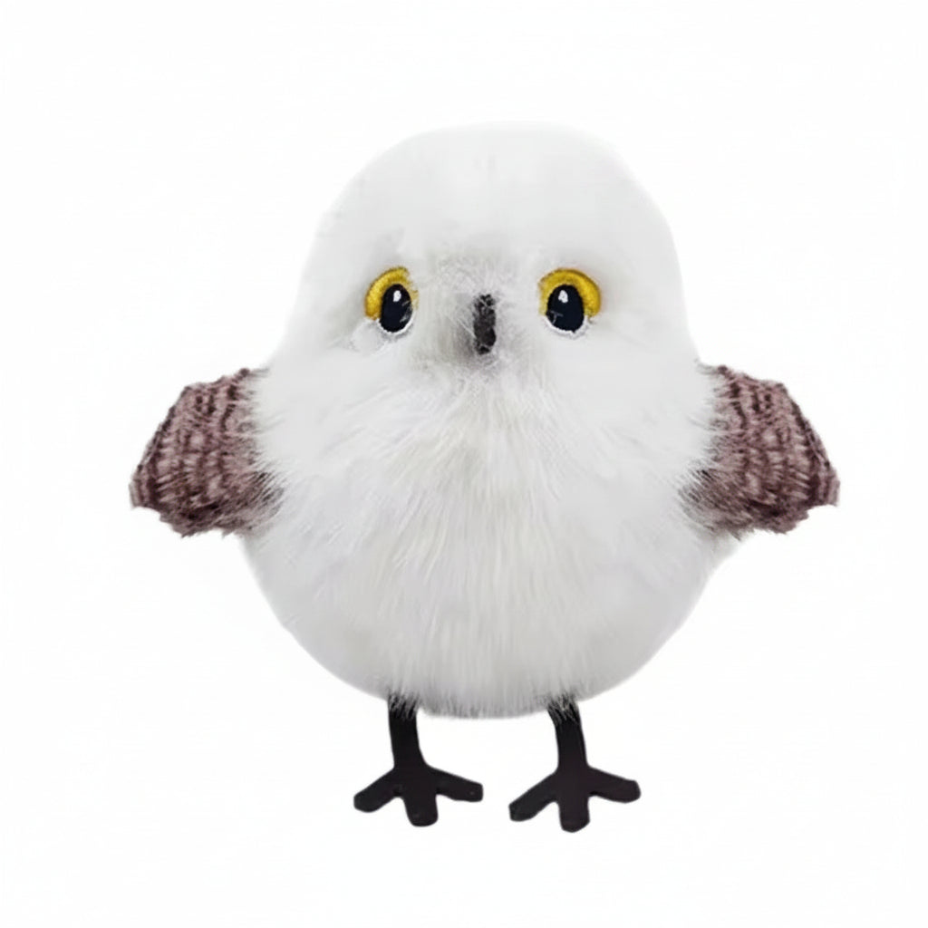 Interactive Flapping Chirping Bird Cat Toy USB Rechargeable Touch Claw Activated Soft Plush Material for Kitten Indoor Hunting