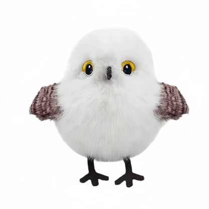 Interactive Flapping Chirping Bird Cat Toy USB Rechargeable Touch Claw Activated Soft Plush Material for Kitten Indoor Hunting