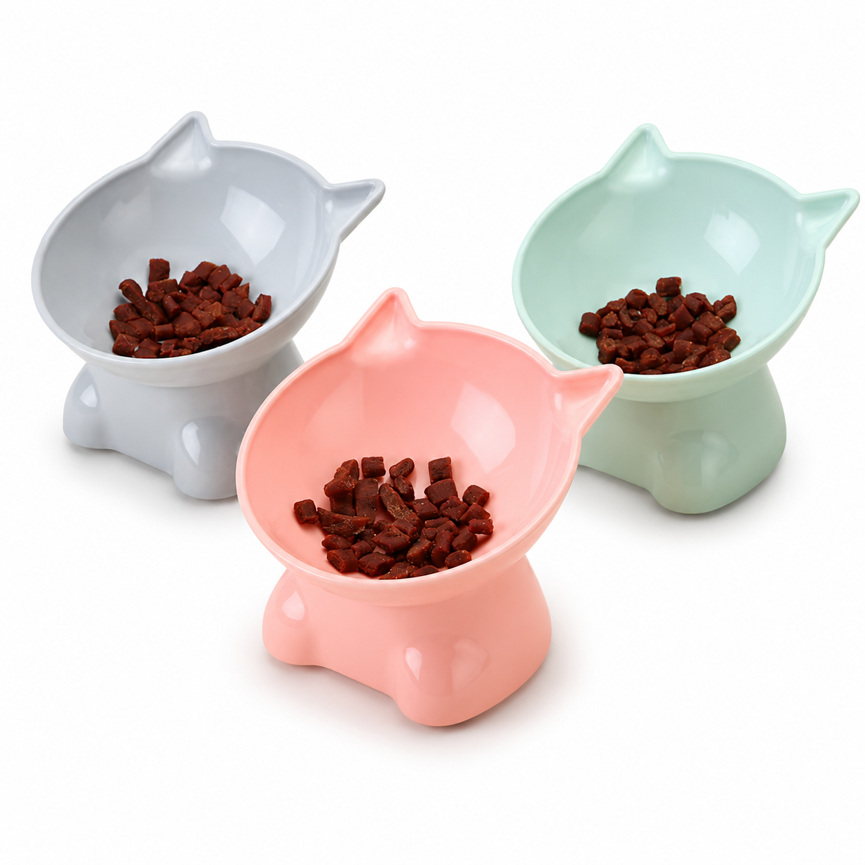 Tilted Cat Bowl